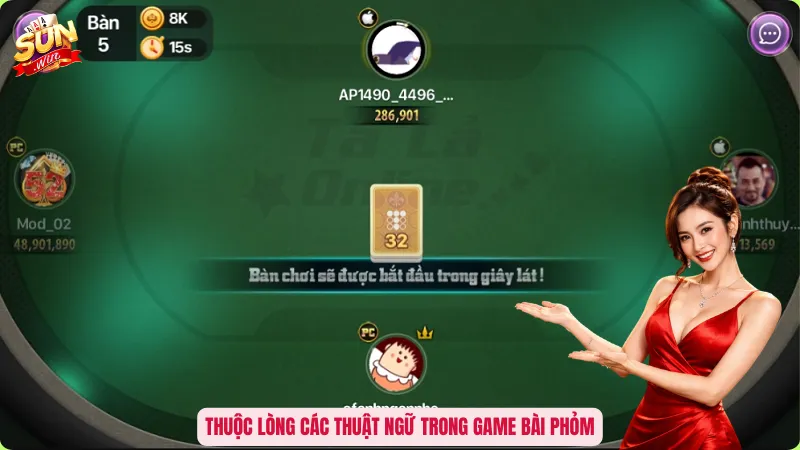 Thuộc lòng các thuật ngữ trong game bài Phỏm
