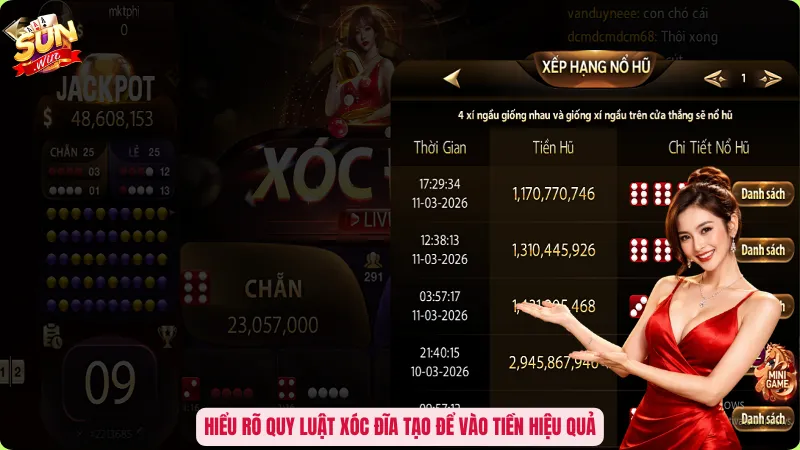 Hiểu rõ quy luật xóc đĩa tạo để vào tiền hiệu quả
