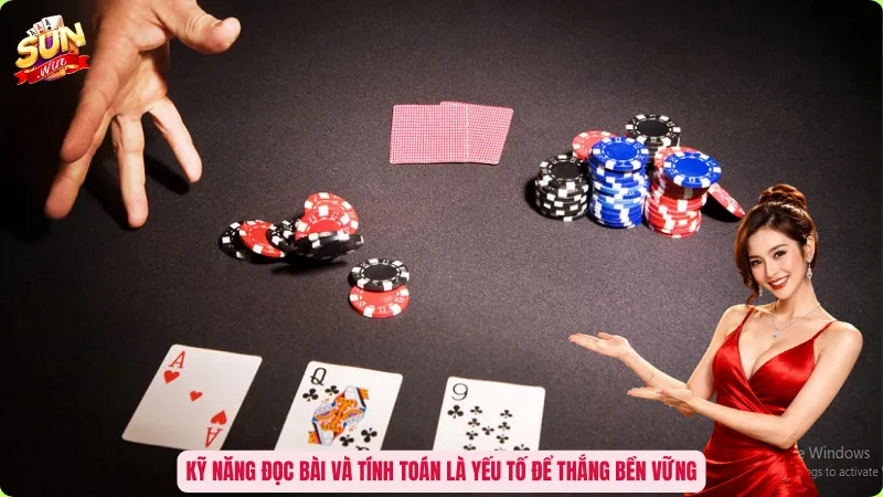 Kỹ năng đọc bài và tính toán là yếu tố để thắng bền vững