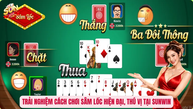 Trải nghiệm cách chơi Sâm Lốc hiện đại, thú vị tại Sunwin