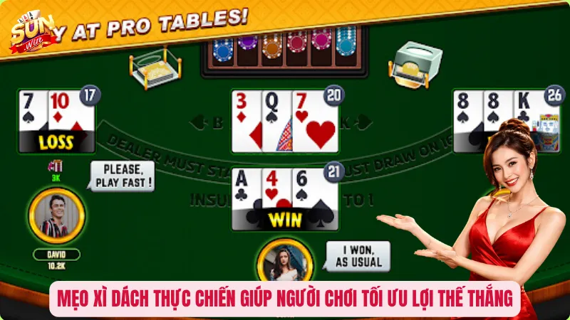 Mẹo Xì Dách thực chiến giúp người chơi tối ưu lợi thế thắng