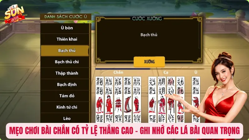 Mẹo chơi bài Chắn có tỷ lệ thắng cao – Ghi nhớ các lá bài quan trọng