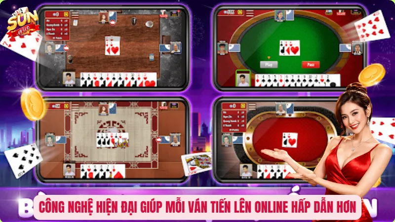Công nghệ hiện đại giúp mỗi ván Tiến Lên online hấp dẫn hơn